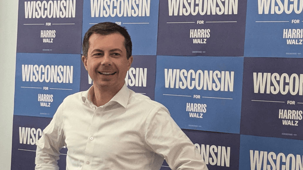 Pete Buttigieg campaigns for Democrats in Fox Valley