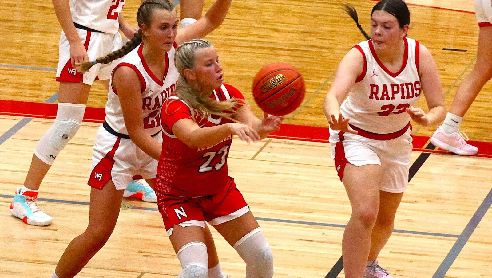 Winter sports are underway with first girls hoops contests.