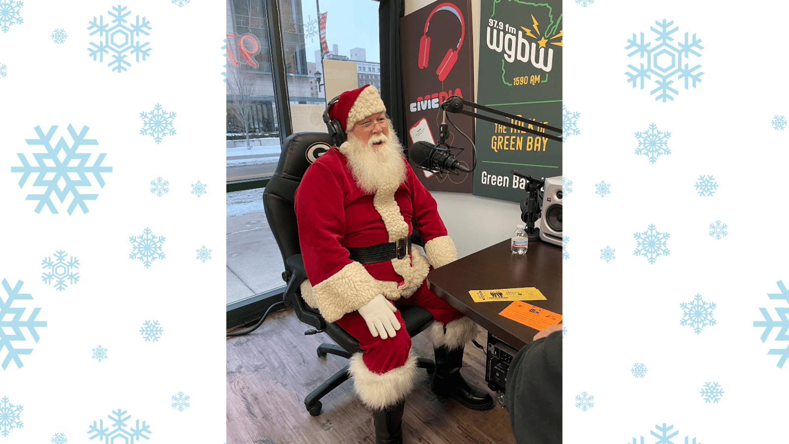 Santa brings holiday magic to WGBW/WISS studios