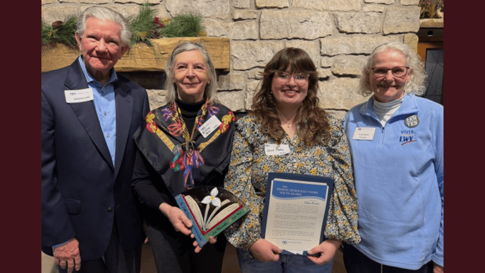 League of Women Voters honors two area women