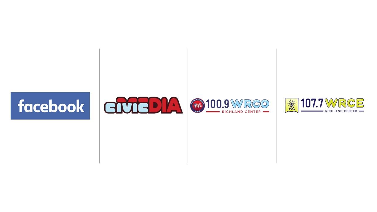 Many shows, 2 Facebook sites from WRCO and WRCE