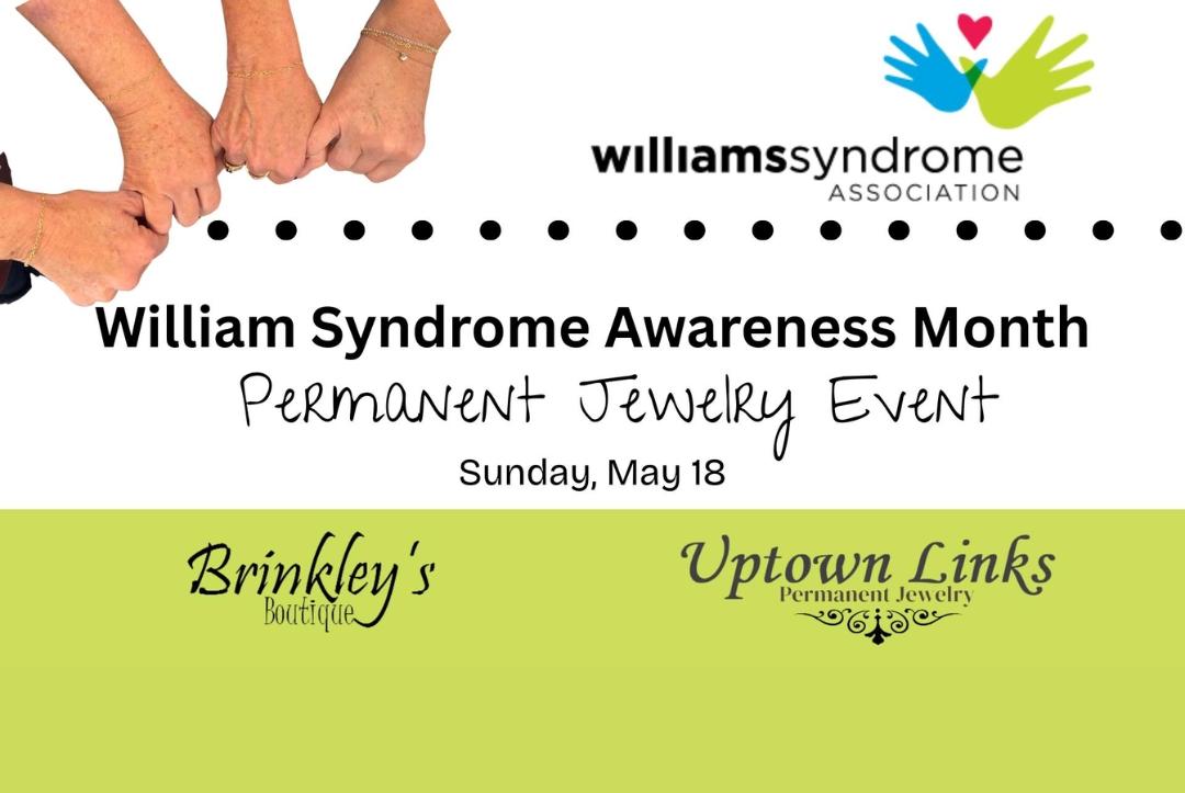 Permanent Jewelry Event for Williams Syndrome