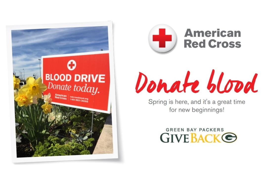 Green Bay Packers Give Back Community Blood Drive
