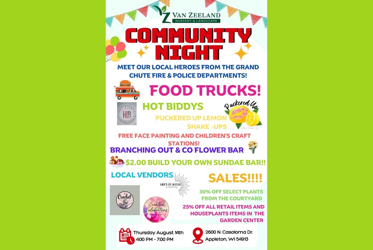 Van Zeeland Nursery & Landscape Annual Community Night
