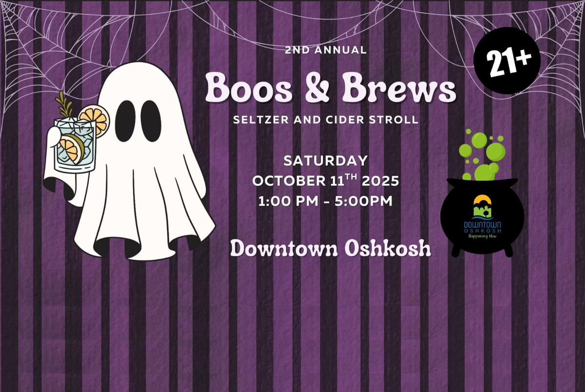2nd Annual Boos + Brews!