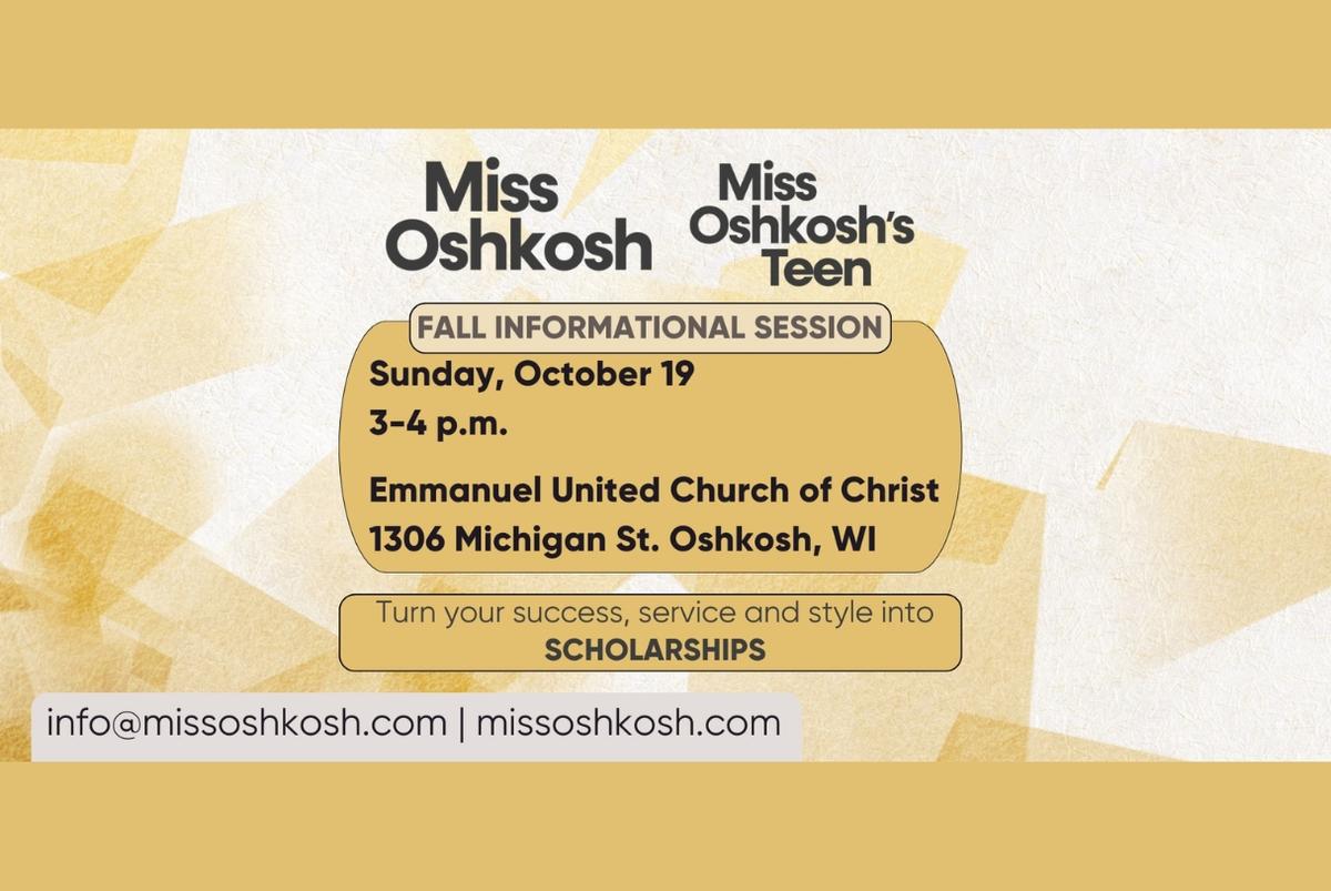 Miss Oshkosh 2026 Informational Meeting