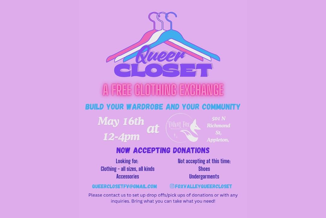 Queer Closet | Free Clothing Exchange