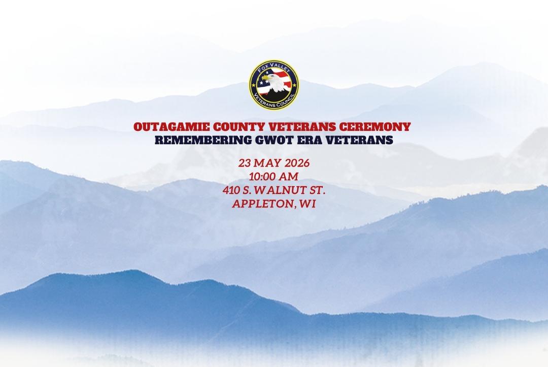 Outagamie County Veterans Memorial Ceremony