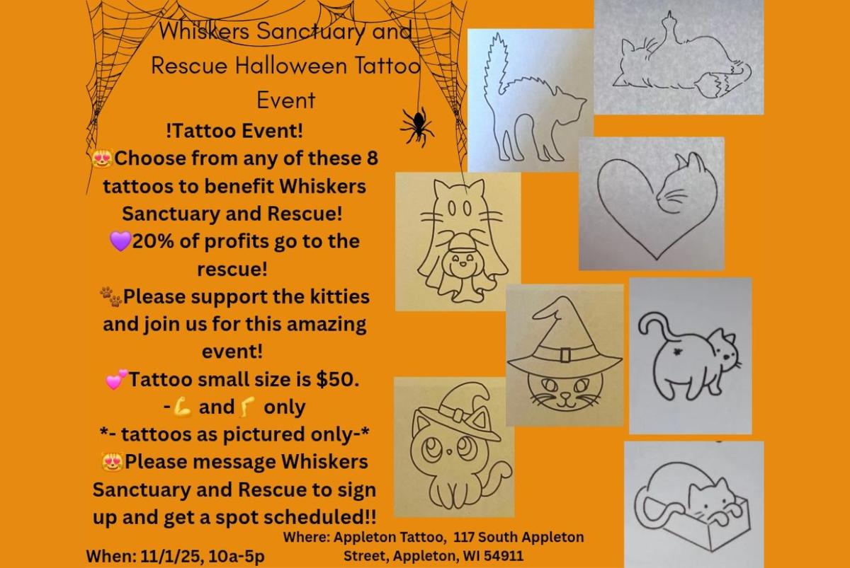 Whiskers Sanctuary and Rescue Halloween Tattoo Event