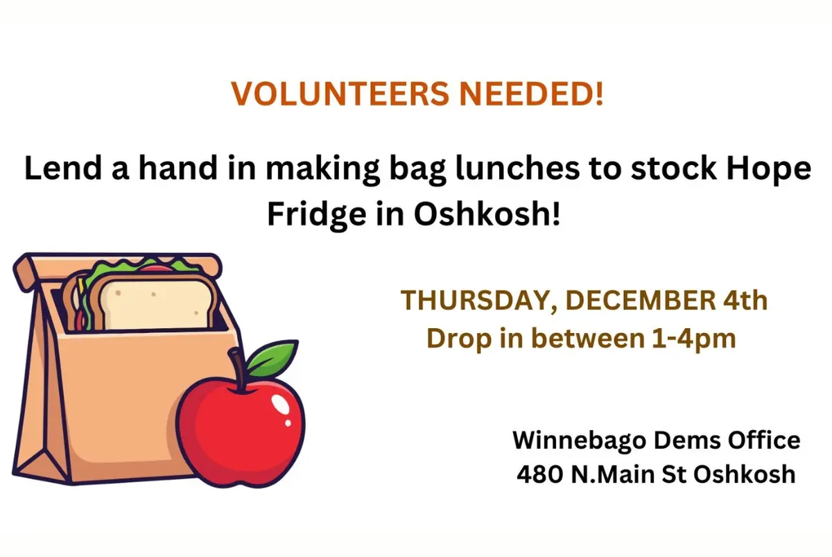 Make Bag Lunches for Hope Fridge