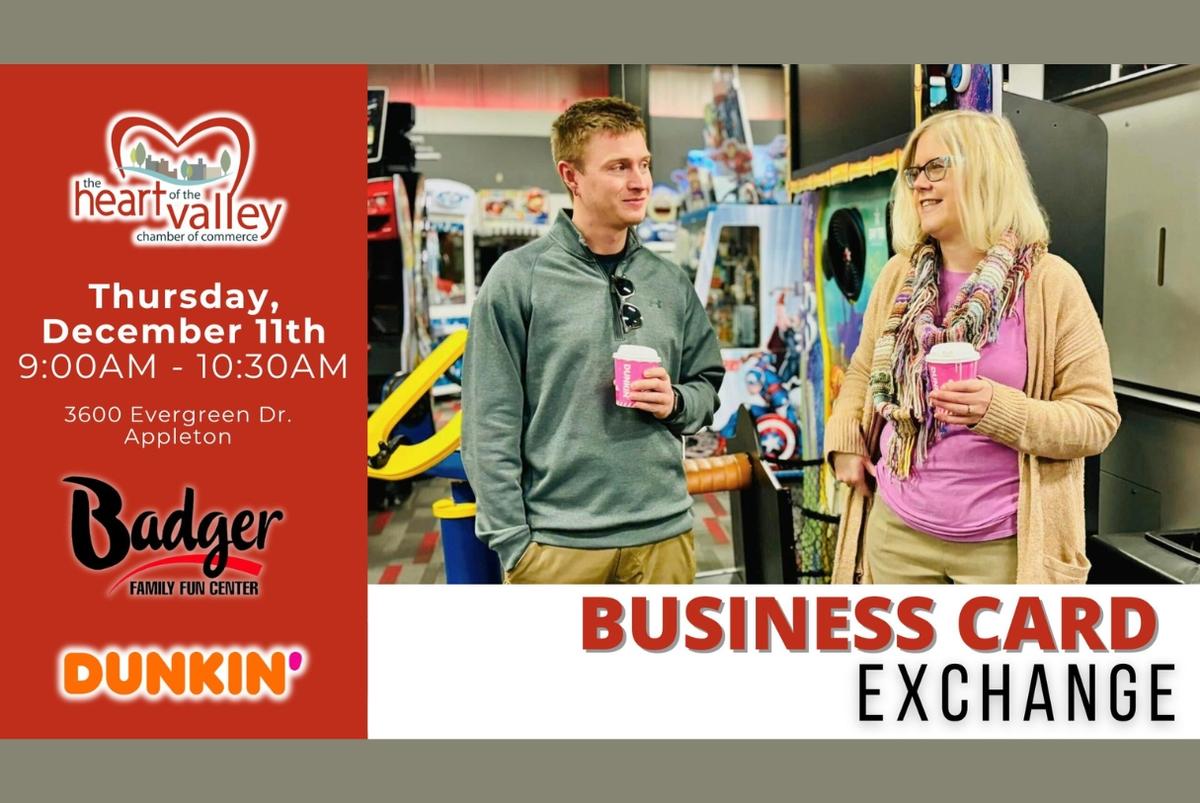 Business Card Exchange at Badger Sports Park